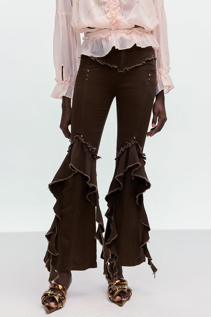 Bomilcar Fringe Bootcut Jeans - Stylish beautiful dress for special occasions | Buy Online