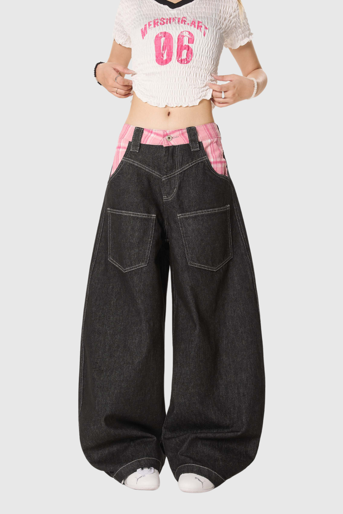 Borna Deconstruct Baggy Jeans - Stylish beautiful dress for special occasions | Buy Online