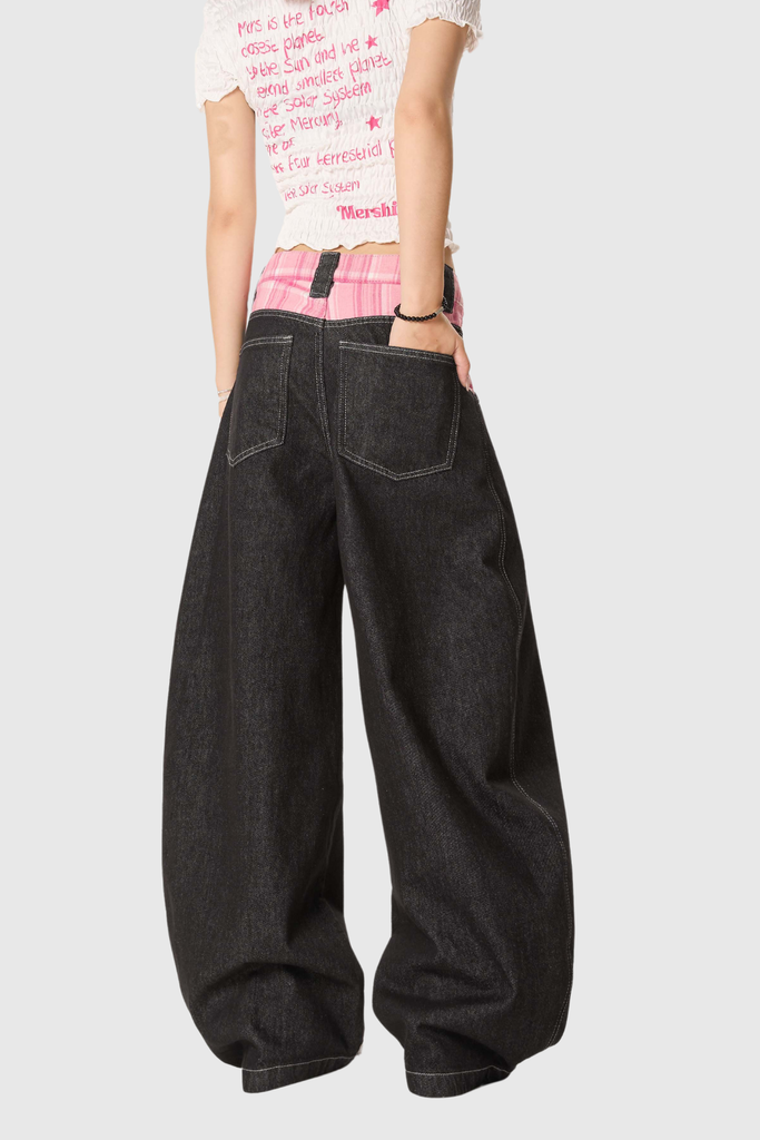 Borna Deconstruct Baggy Jeans - Stylish beautiful dress for special occasions | Buy Online