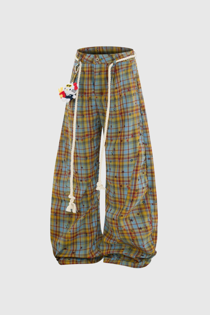 Shop  blue dress - Perfect for special occasions | Botum Grid Star Jeans In Blue