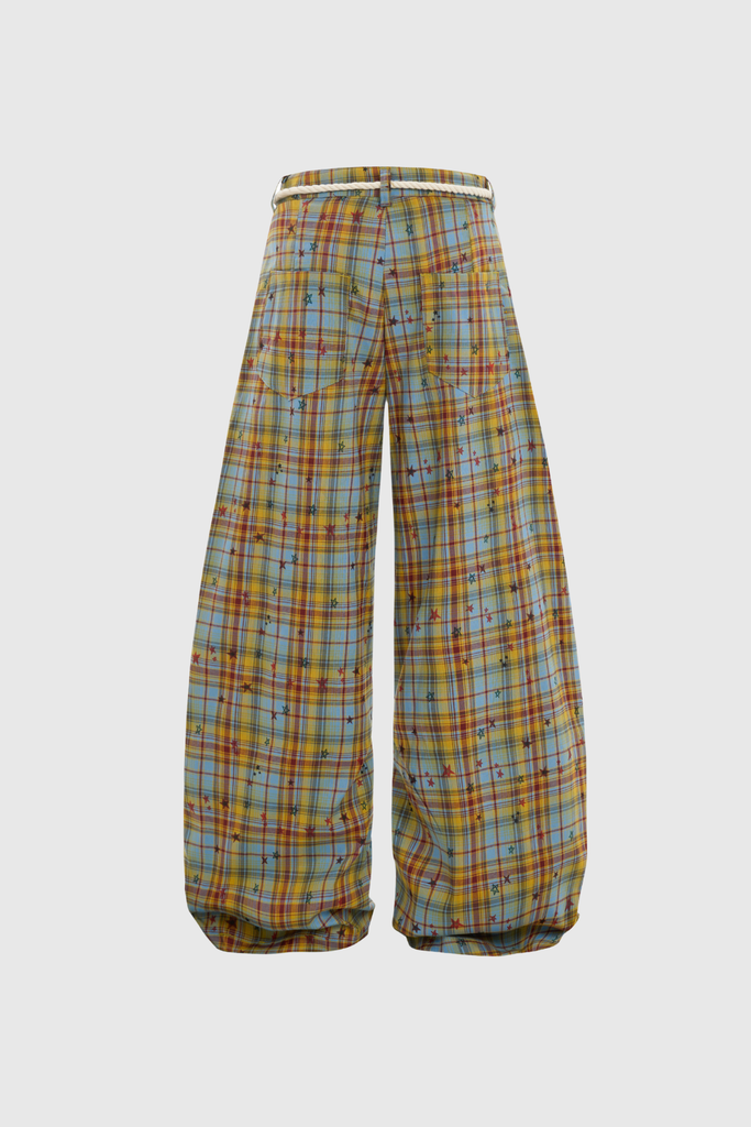 Botum Grid Star Jeans In Blue - Stylish blue dress for special occasions | Buy Online