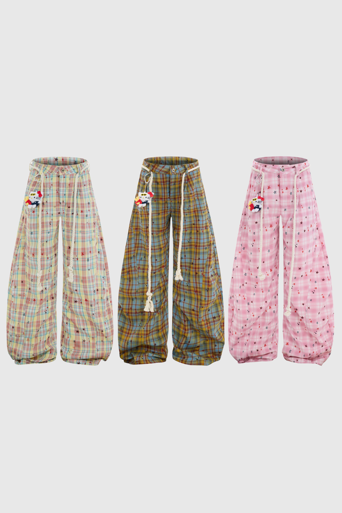 Shop  yellow dress - Perfect for special occasions | Botum Grid Star Jeans In Yellow