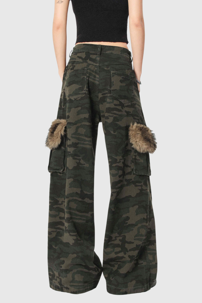 Stylish beautiful dress | Botwulf Camouflage Print Cargo Jeans - Ideal for special occasions