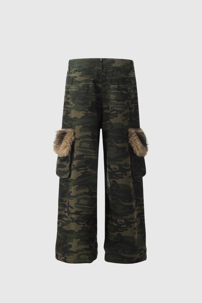 Stylish beautiful dress | Botwulf Camouflage Print Cargo Jeans - Ideal for special occasions