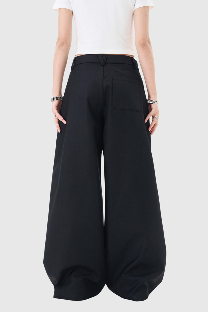 Boubacar Lace Pants In Black - Stylish black dress for special occasions | Buy Online