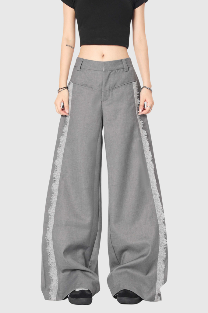 Shop  beautiful dress - Perfect for special occasions | Boubacar Lace Pants In Grey