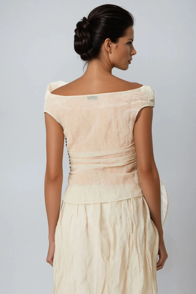 Stylish beautiful dress | Boutros Ruch Flower Strapless Top - Ideal for special occasions