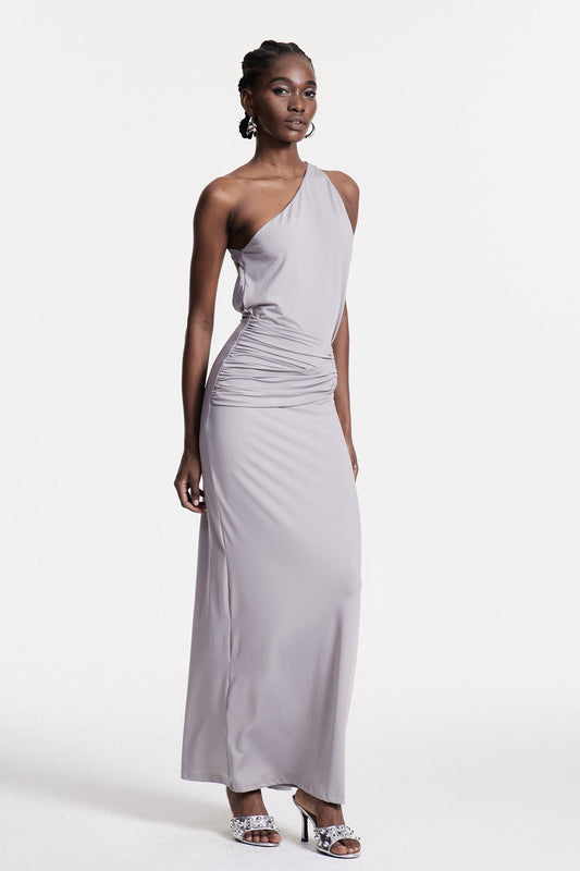 Bowen One Shouder Backless Maxi Dress