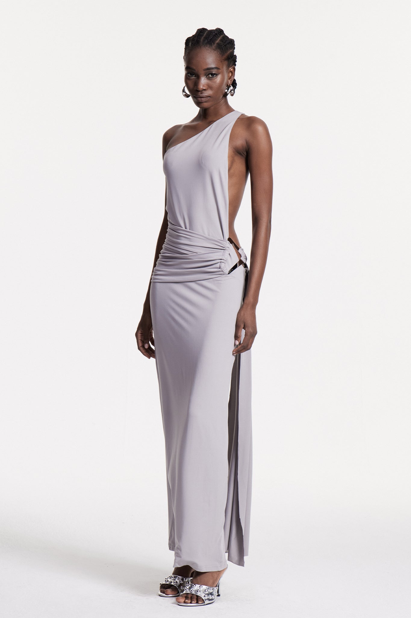 Bowen One Shouder Backless Maxi Dress