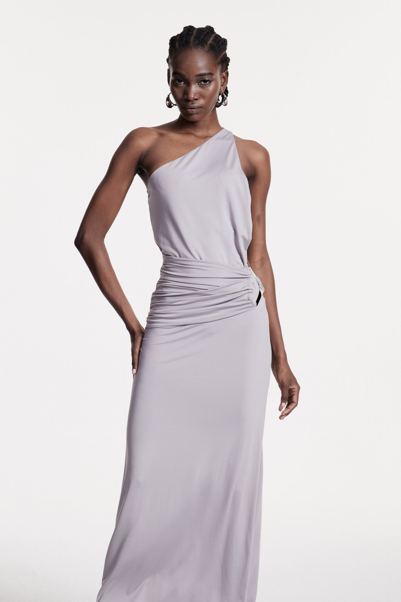 Bowen One Shouder Backless Maxi Dress