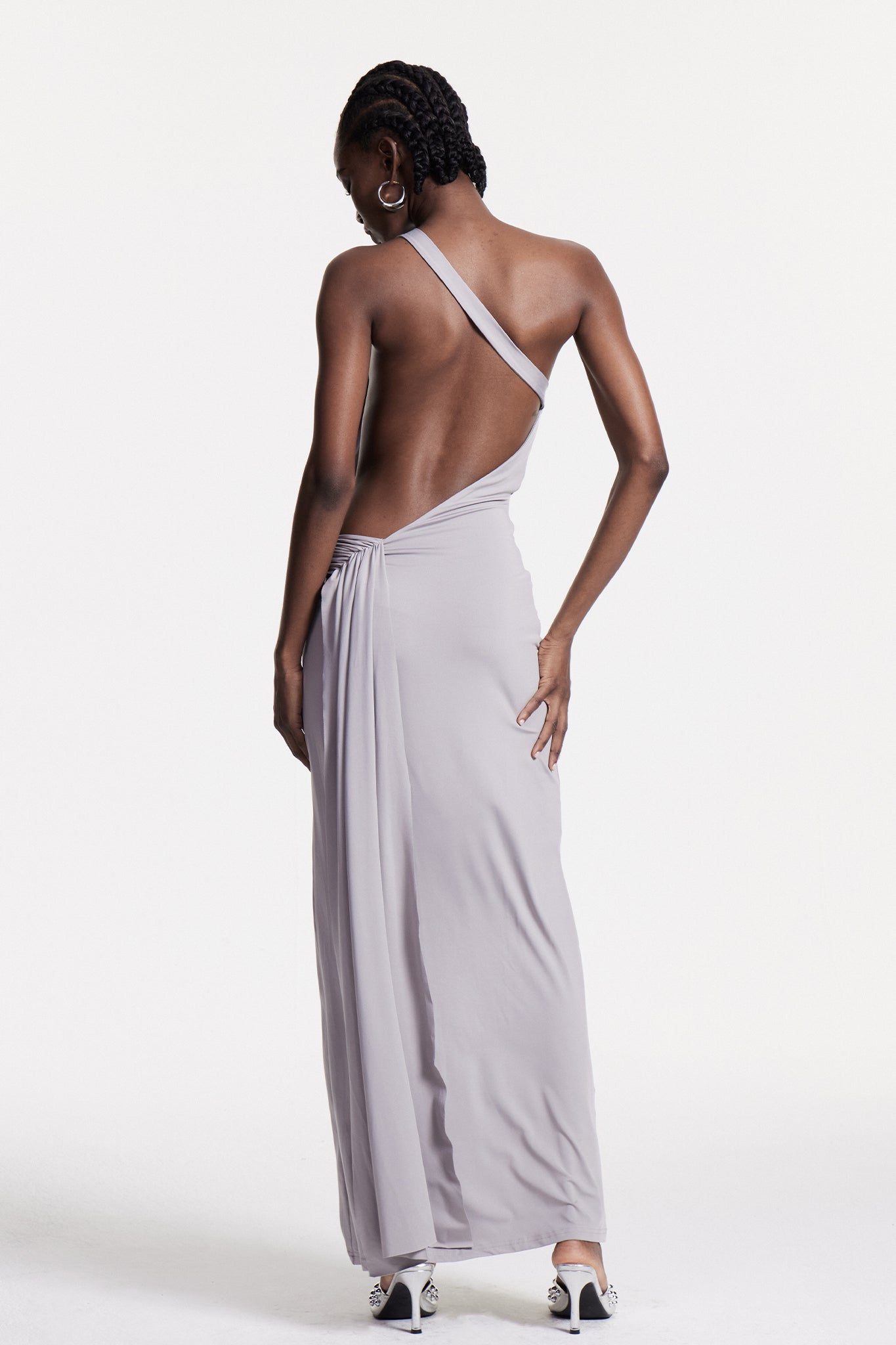 Bowen One Shouder Backless Maxi Dress