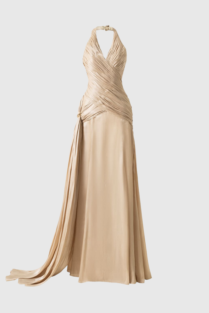 Boyce Ruch Plunge Maxi Dress - Stylish beautiful dress for special occasions | Buy Online