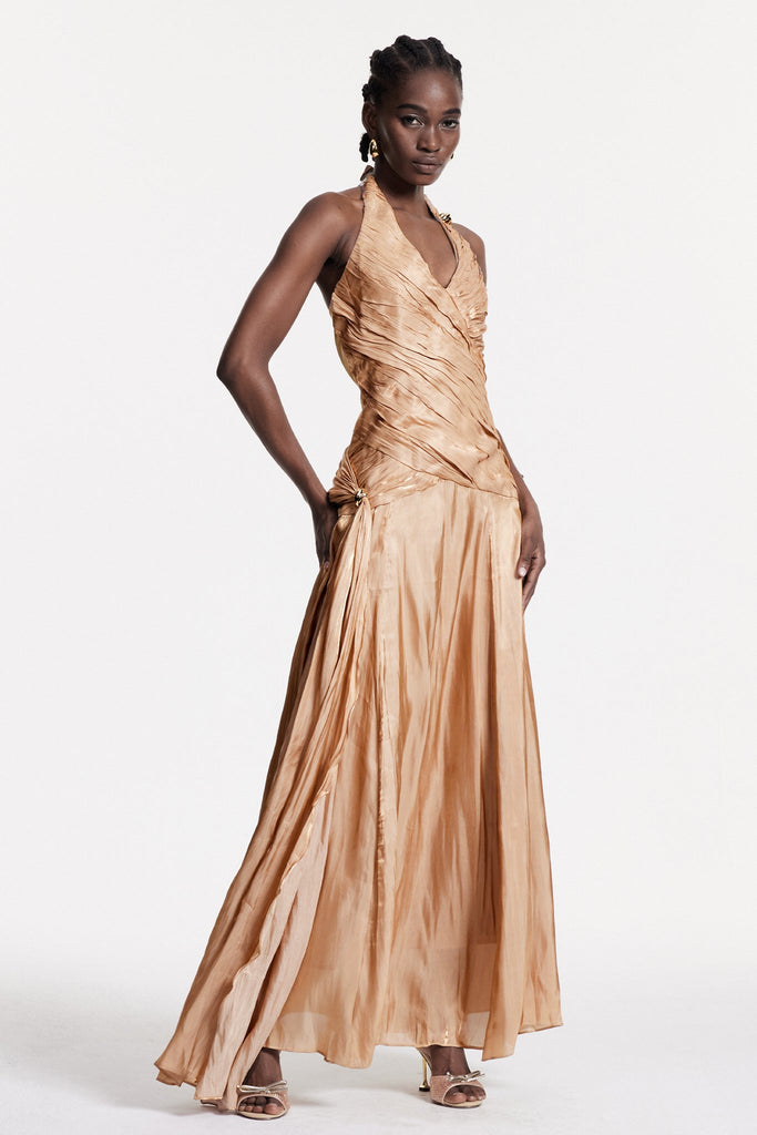 Stylish beautiful dress | Boyce Ruch Plunge Maxi Dress - Ideal for special occasions