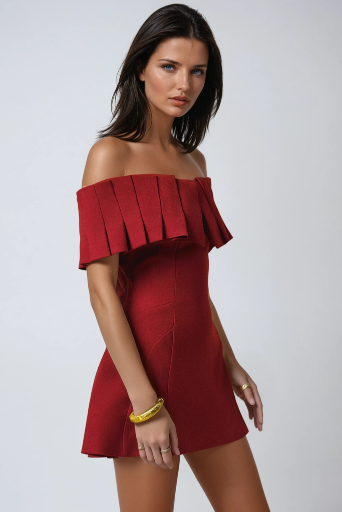 Shop  beautiful dress - Perfect for special occasions | Braam Strapless Ruch Mini Dress