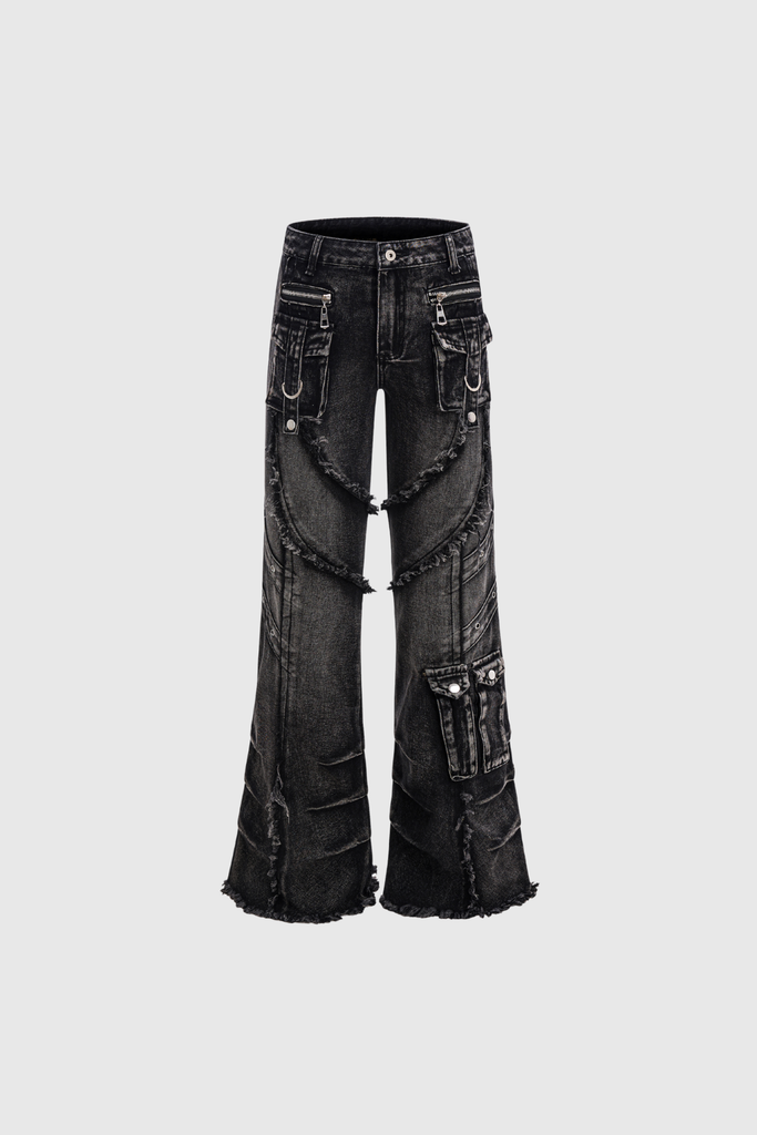 Shop  beautiful dress - Perfect for special occasions | Bradley Fringe Pocket Bootcut Jeans