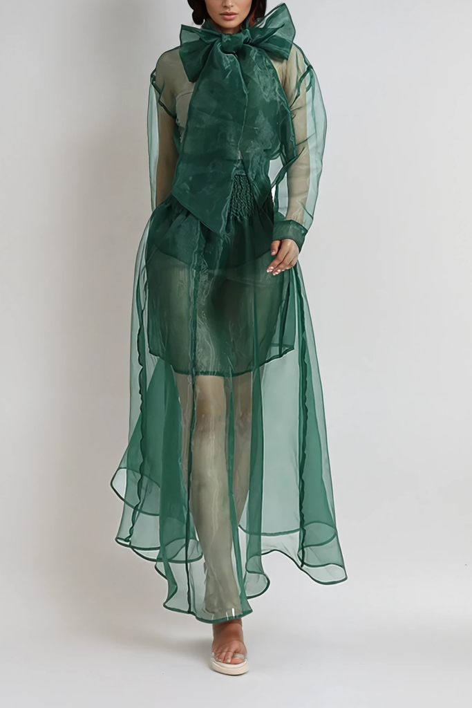 Shop  beautiful dress - Perfect for special occasions | Braelyn Lace Up Ruch Skirt Set