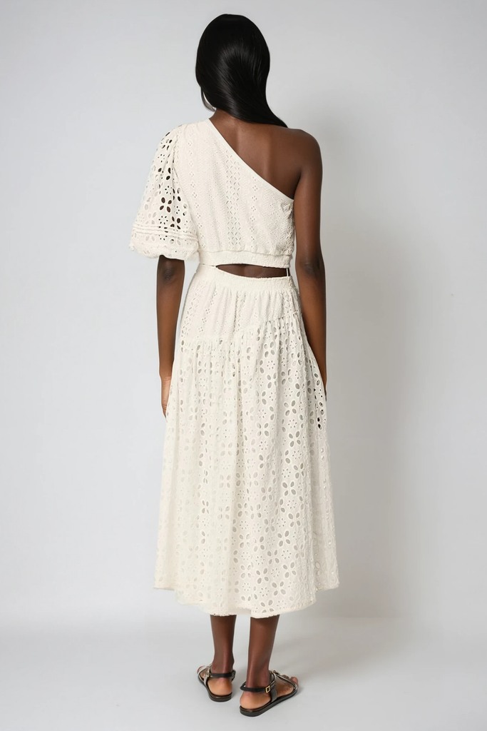 Shop  beautiful dress - Perfect for special occasions | Brahim Asymmetric Cutout Split Midi Dress