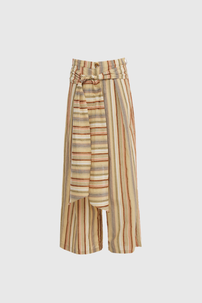 Brando Stripe Lace Up Pants - Stylish beautiful dress for special occasions | Buy Online