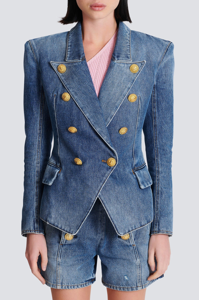 Shop  beautiful dress - Perfect for special occasions | Brittia Button Denim Jacket