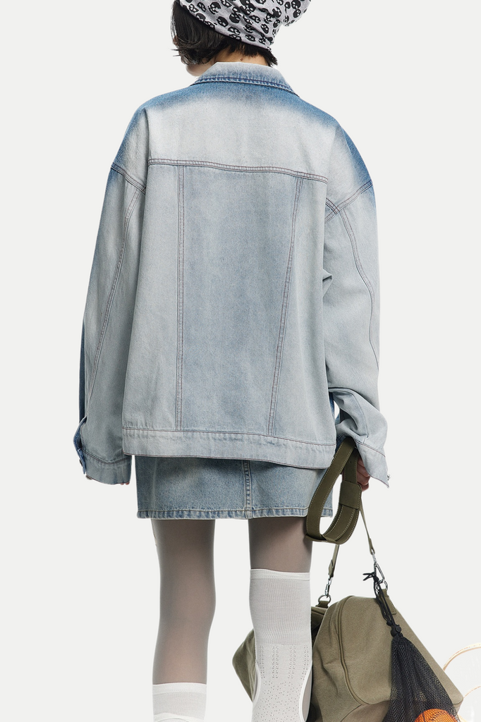Stylish beautiful dress | Brogan Gradient Denim Jacket - Ideal for special occasions