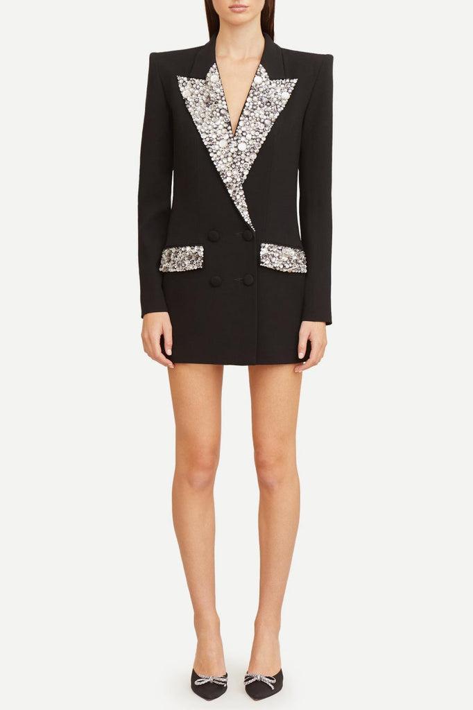Stylish beautiful dress | Brooklyn Diamante Embellished Blazer Dress - Ideal for special occasions