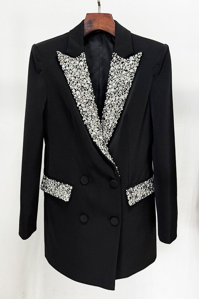 Stylish beautiful dress | Brooklyn Diamante Embellished Blazer Dress - Ideal for special occasions