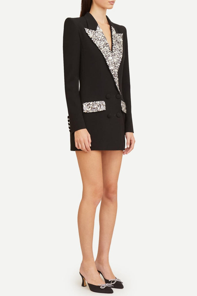 Brooklyn Diamante Embellished Blazer Dress - Stylish beautiful dress for special occasions | Buy Online