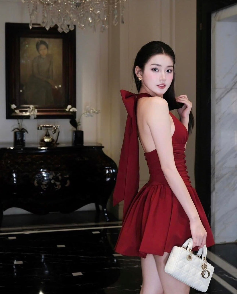 Shop  beautiful dress - Perfect for special occasions | Rizza Halter Mini Dress