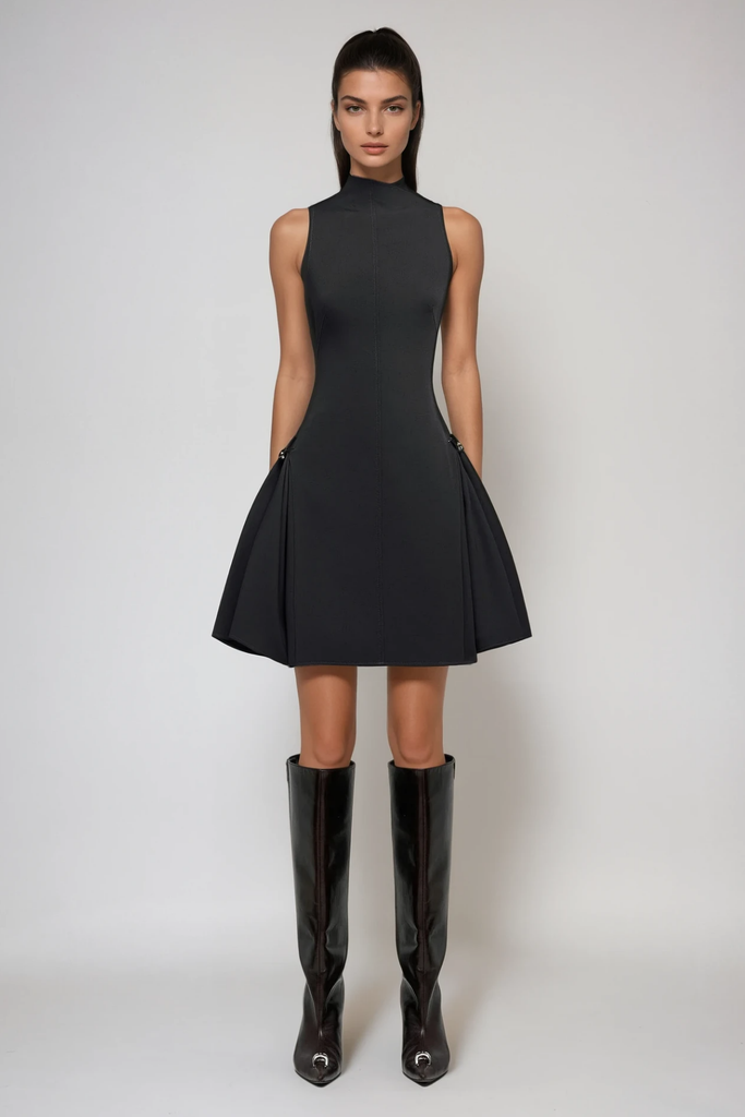 Shop  black dress - Perfect for special occasions | Cabdullaahi Sleeveless Mini Dress In Black
