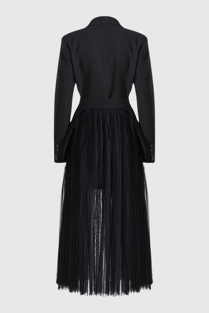 Cabo Double-Breasted Blazer And Tulle Skirt Set - Stylish beautiful dress for special occasions | Buy Online