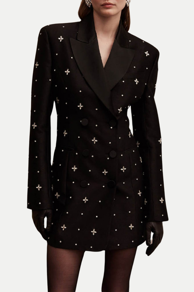 Shop  beautiful dress - Perfect for special occasions | Cachi Diamante Embellished Blazer Mini Dress