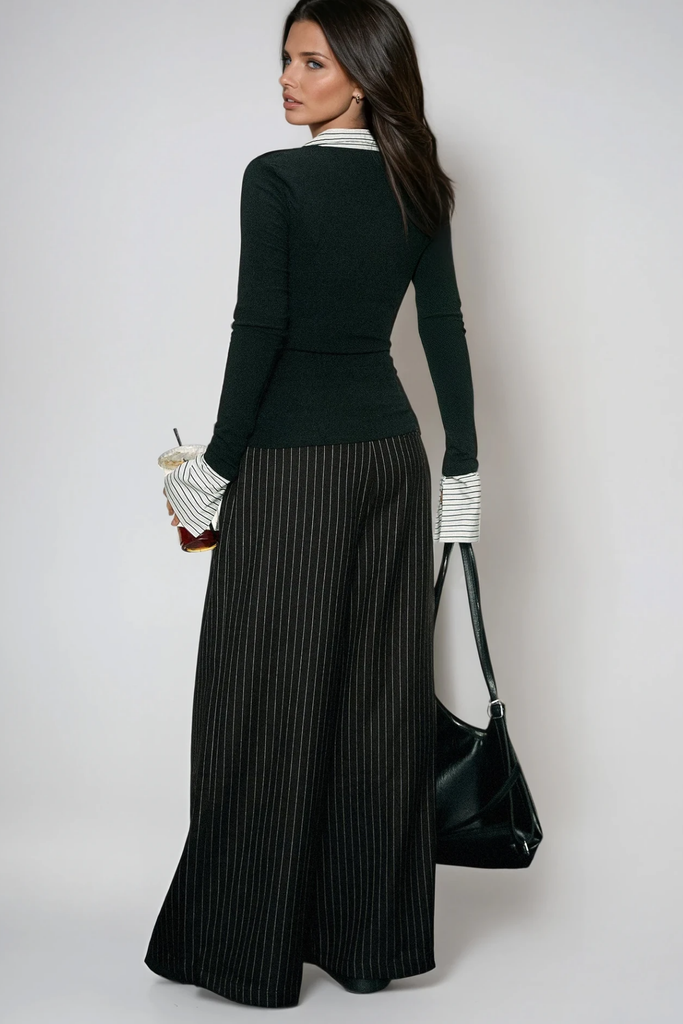 Shop  beautiful dress - Perfect for special occasions | Cadmus Stripe Plunge Pants Set