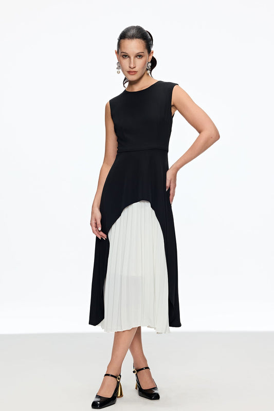 Caelestis Ruch Sleeveless Maxi Dress