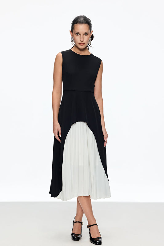 Caelestis Ruch Sleeveless Maxi Dress