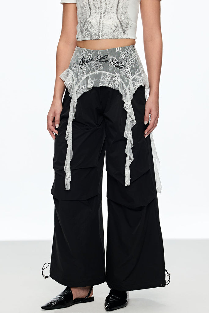 Caelina Lace Wide Leg Pants - Stylish beautiful dress for special occasions | Buy Online