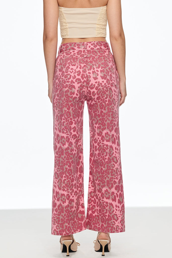 Stylish beautiful dress | Cahal Leopard Jeans - Ideal for special occasions