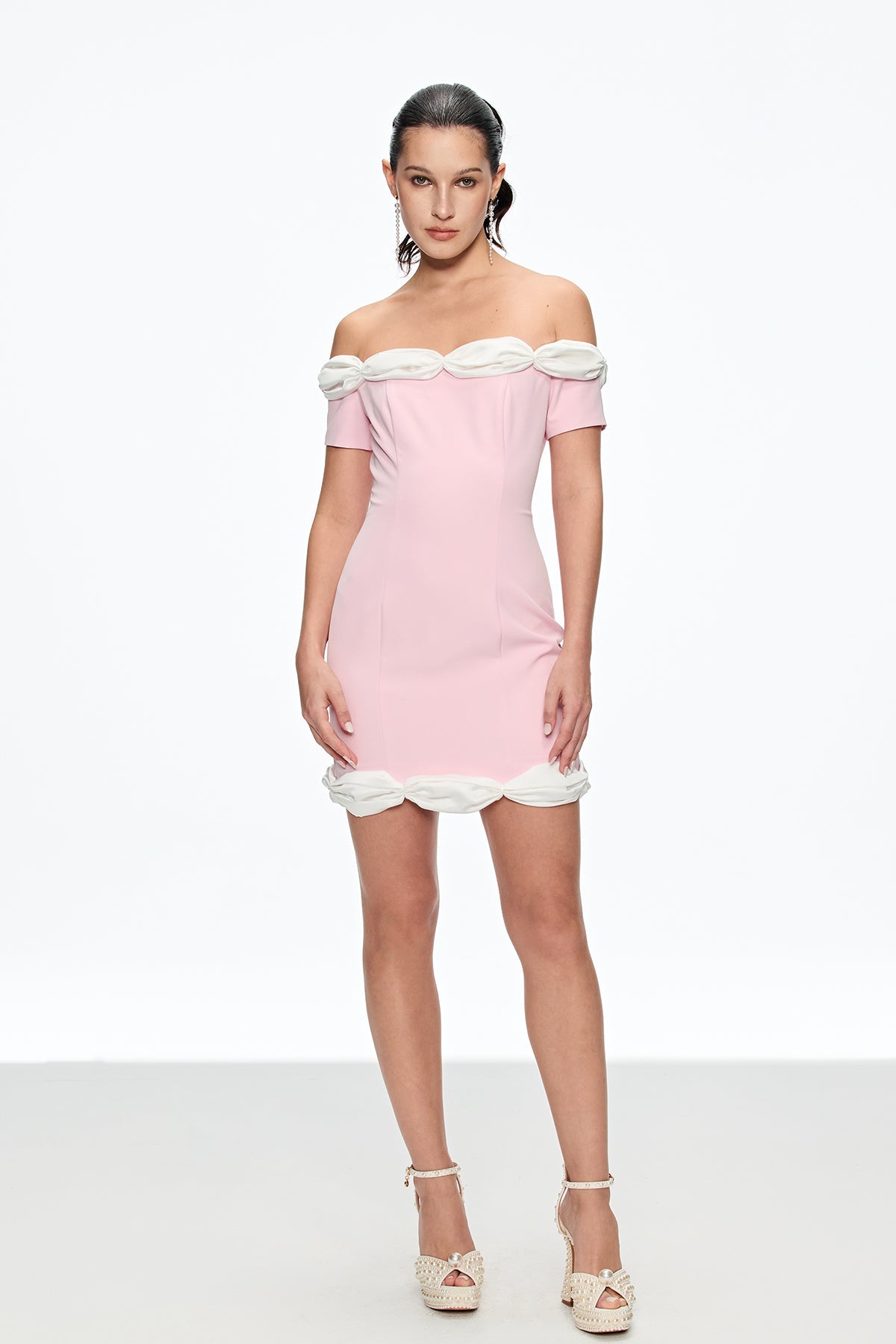 Cahya Off Shoulder Mini Dress