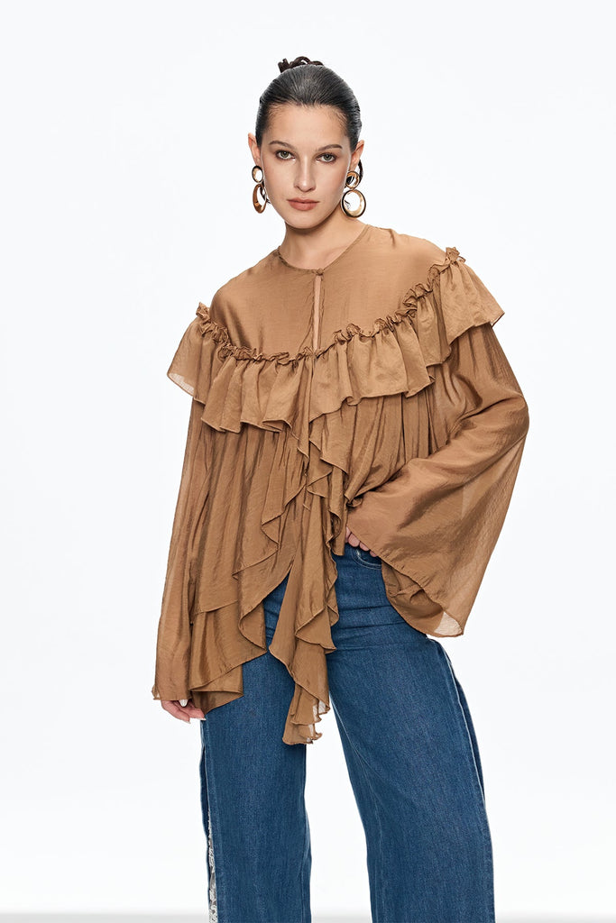 Shop  beautiful dress - Perfect for special occasions | Cairbre Ruffle Fringe Top
