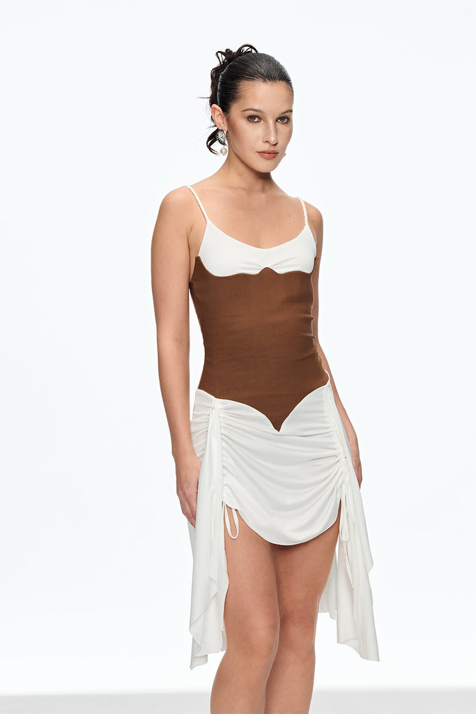 Caitria Ruch Spaghetti Mini Dress - Stylish beautiful dress for special occasions | Buy Online