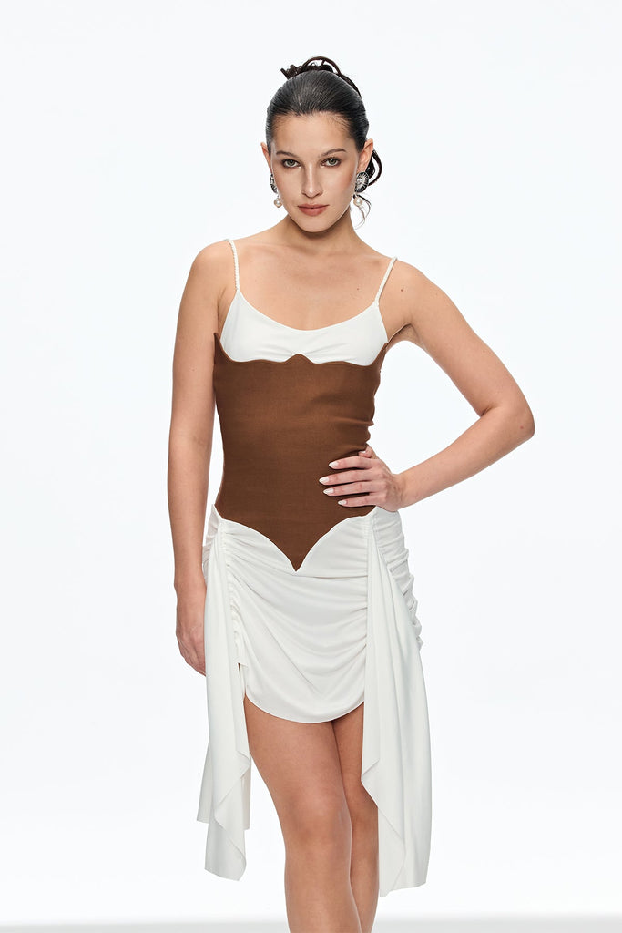 Caitria Ruch Spaghetti Mini Dress - Stylish beautiful dress for special occasions | Buy Online