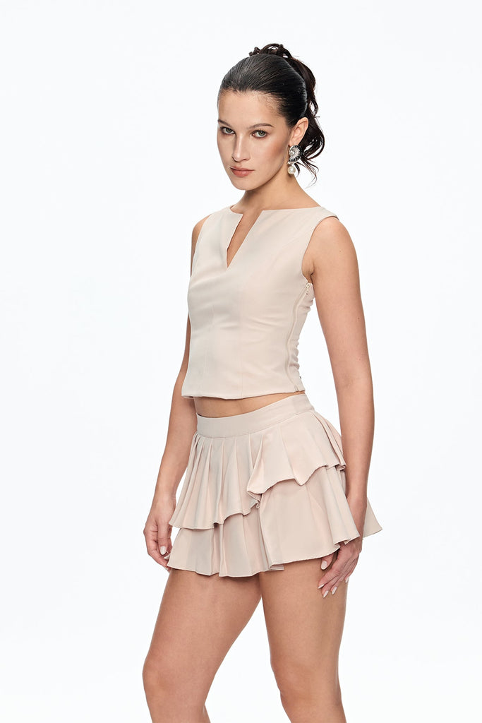 Shop  beautiful dress - Perfect for special occasions | Cajsa Sleeveless Ruffle Skirt Set