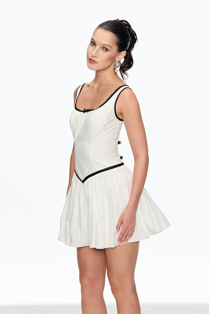 Shop  beautiful dress - Perfect for special occasions | Cale Sleeveless Ruch Mini Dress