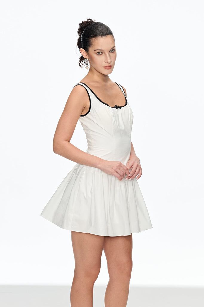 Shop  beautiful dress - Perfect for special occasions | Cale Sleeveless Ruch Mini Dress