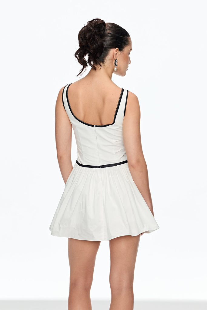 Shop  beautiful dress - Perfect for special occasions | Cale Sleeveless Ruch Mini Dress