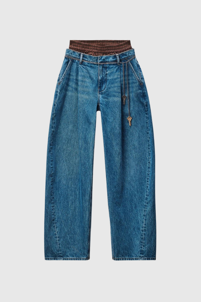 Callum Deconstruct Baggy Jeans - Stylish beautiful dress for special occasions | Buy Online