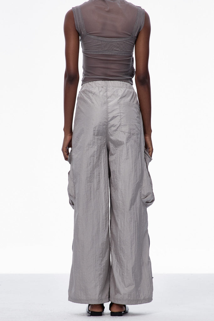 Stylish beautiful dress | Calogero Ruch Drawstring Pants In Grey - Ideal for special occasions