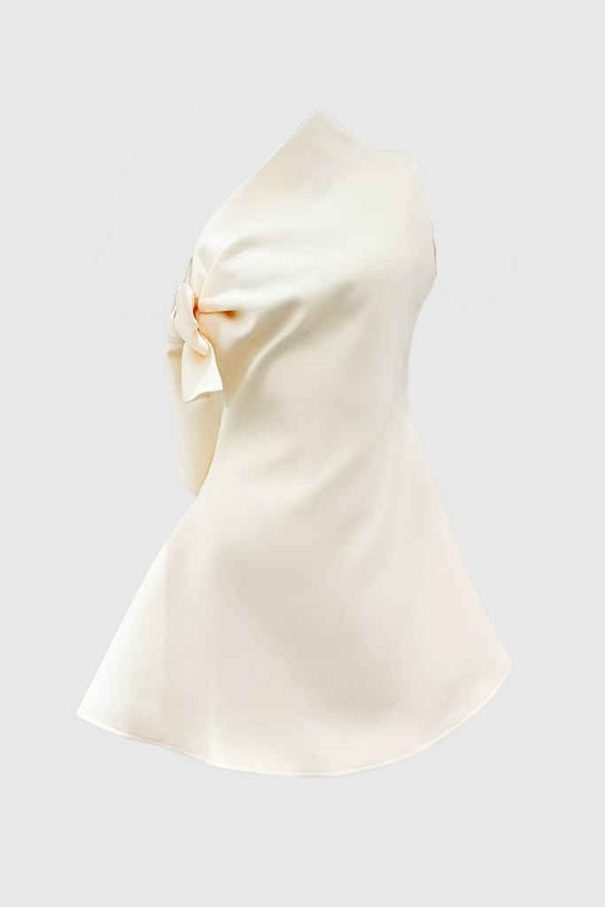 Stylish beautiful dress | Calwa Asymmetric One Shoulder Flare Mini Dress - Ideal for special occasions