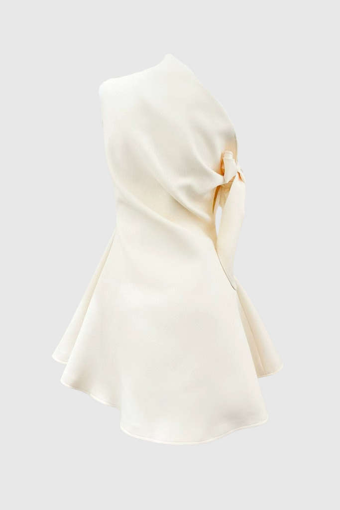 Stylish beautiful dress | Calwa Asymmetric One Shoulder Flare Mini Dress - Ideal for special occasions