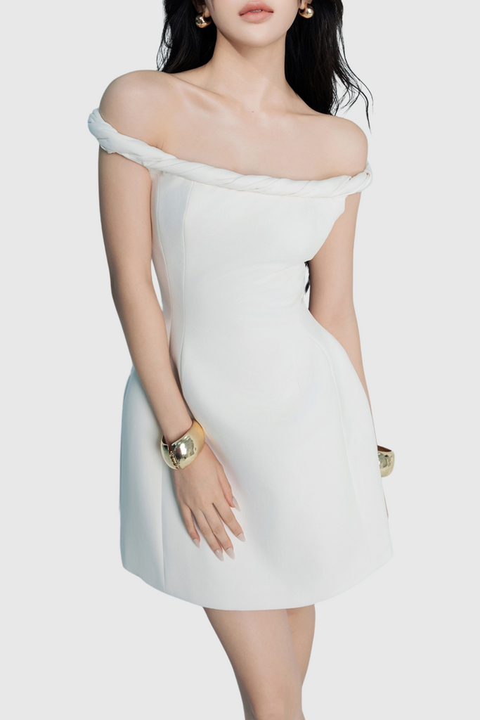 Shop  beautiful dress - Perfect for special occasions | Calwa Off Shoulder Flare Mini Dress