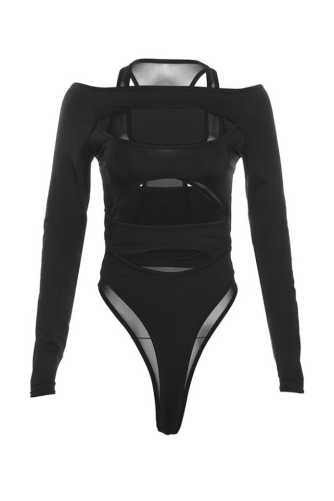 Shop  beautiful dress - Perfect for special occasions | Calypso Mesh Cutout Bodysuit